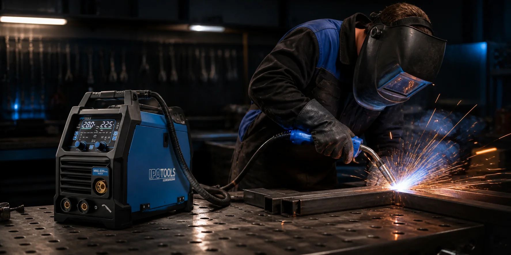 IPOTOOLS welding machine in use